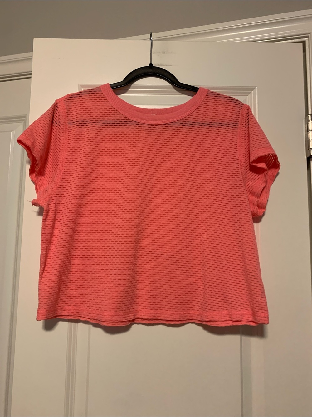 Free People Movement Neon Mesh Tee, est Sz L
PTP 19, Good Condition